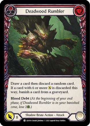 Deadwood Rumbler (Red) (LEV010) [Blitz Deck: Monarch - Levia] - Deck Out Gaming