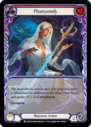 Phantasmify (Red) (Extended Art) - LGS054 (LGS054) [Flesh and Blood: Promo Cards] Rainbow Foil - Deck Out Gaming