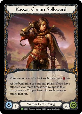 Kassai, Cintari Sellsword - HER029 (HER029) [Flesh and Blood: Promo Cards] Cold Foil - Deck Out Gaming