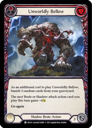 Unworldly Bellow (Red) (LEV015) [Blitz Deck: Monarch - Levia] - Deck Out Gaming