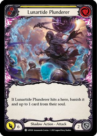 Lunartide Plunderer (Yellow) (LEV024) [Blitz Deck: Monarch - Levia] - Deck Out Gaming