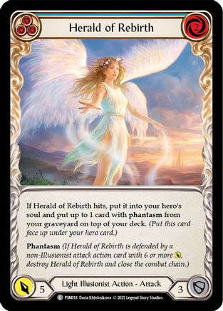Herald of Rebirth (Blue) (PSM018) [Blitz Deck: Monarch - Prism] - Deck Out Gaming