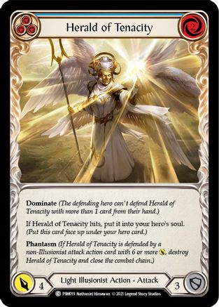 Herald of Tenacity (Blue) (PSM019) [Blitz Deck: Monarch - Prism] - Deck Out Gaming