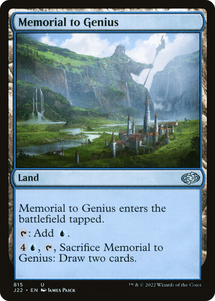 Memorial to Genius (815) [Jumpstart 2022] - Deck Out Gaming