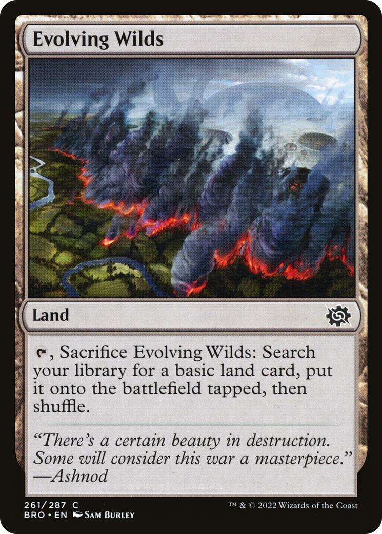 Evolving Wilds (261) [The Brothers' War] - Deck Out Gaming
