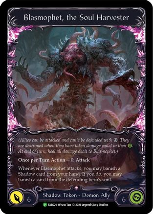 Blasmophet, the Soul Harvester - FAB021 (FAB021) [Flesh and Blood: Promo Cards] Cold Foil - Deck Out Gaming