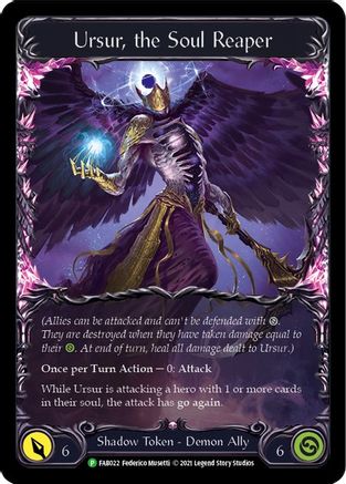 Ursur, the Soul Reaper - FAB022 (FAB022) [Flesh and Blood: Promo Cards] Cold Foil - Deck Out Gaming