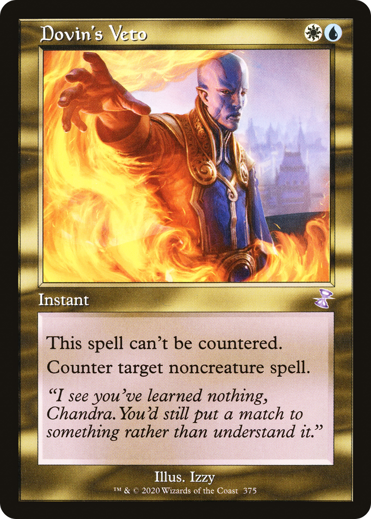 Dovin's Veto (375) [Time Spiral Remastered] foil - Deck Out Gaming