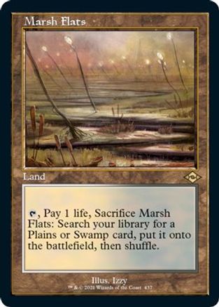 Marsh Flats (Retro Frame) (Foil Etched) (437) [Modern Horizons 2] foil - Deck Out Gaming
