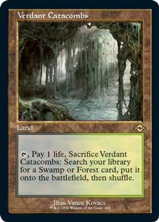 Verdant Catacombs (Retro Frame) (Foil Etched) (440) [Modern Horizons 2] foil - Deck Out Gaming