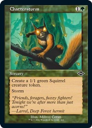Chatterstorm (Retro Frame) (Foil Etched) (411) [Modern Horizons 2] foil - Deck Out Gaming