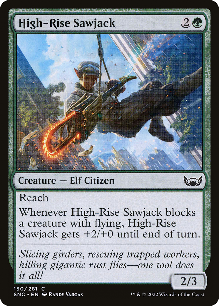 High-Rise Sawjack (150) [Streets of New Capenna] foil - Deck Out Gaming