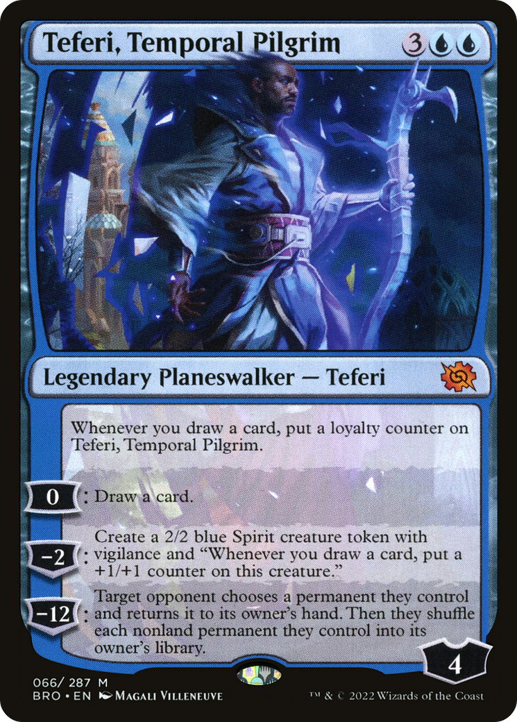 Teferi, Temporal Pilgrim (66) [The Brothers' War] foil - Deck Out Gaming