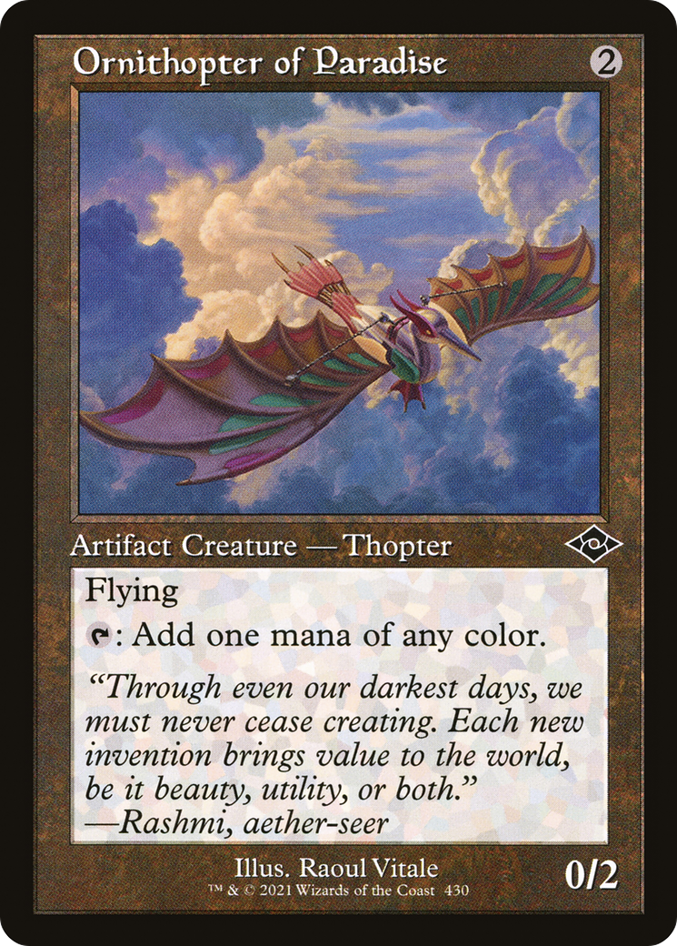 Ornithopter of Paradise (Retro Frame) (430) [Modern Horizons 2] - Deck Out Gaming
