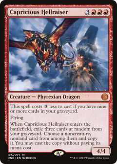 Capricious Hellraiser (125) [Phyrexia: All Will Be One] - Deck Out Gaming