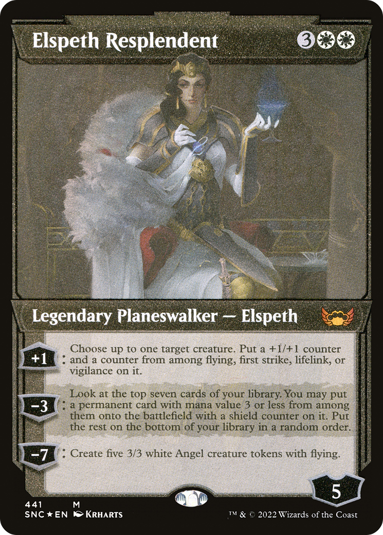 Elspeth Resplendent (Showcase) (Foil Etched) (441) [Streets of New Capenna] foil - Deck Out Gaming