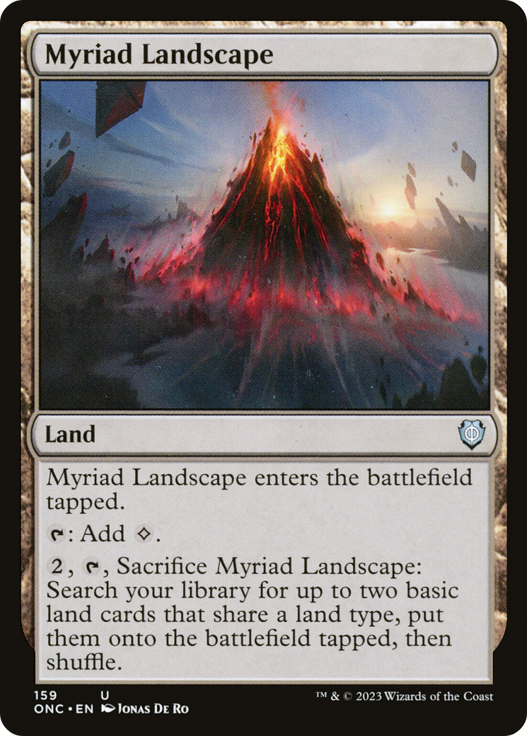 Myriad Landscape (159) [Commander: Phyrexia: All Will Be One] - Deck Out Gaming