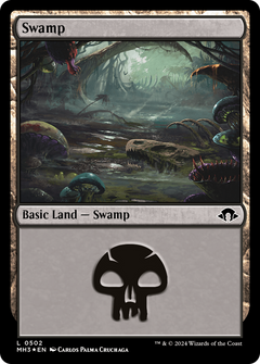 Swamp (0502) (Ripple Foil) (502) [Modern Horizons 3] foil - Deck Out Gaming