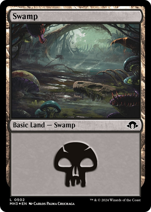 Swamp (0502) (Ripple Foil) (502) [Modern Horizons 3] foil - Deck Out Gaming