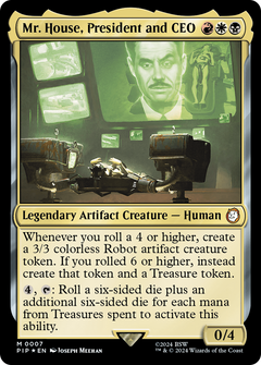 Mr. House, President and CEO (7) [Fallout] foil - Deck Out Gaming