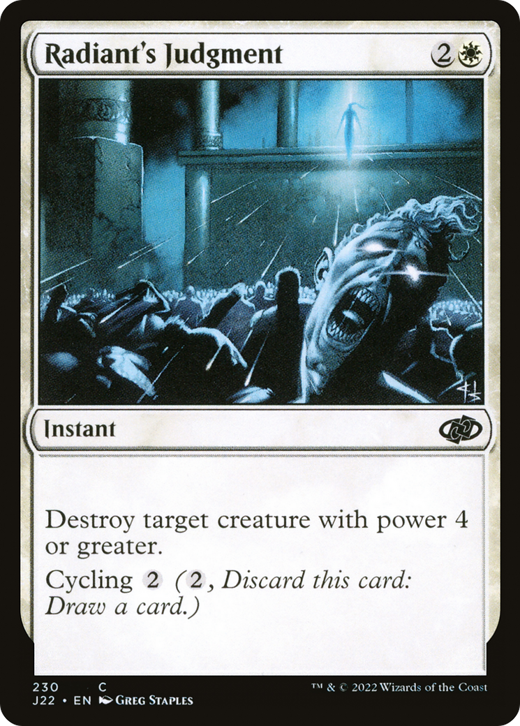Radiant's Judgment (230) [Jumpstart 2022] - Deck Out Gaming