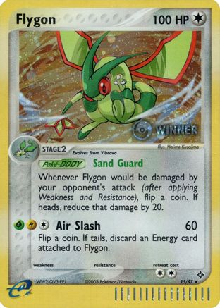 Flygon - 15/97 (Pokemon League) [Winner] (15) [League & Championship Cards] Holofoil - Deck Out Gaming