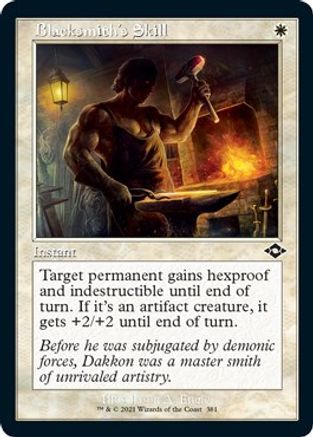 Blacksmith's Skill (Retro Frame) (Foil Etched) (381) [Modern Horizons 2] foil - Deck Out Gaming