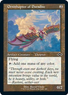 Ornithopter of Paradise (Retro Frame) (Foil Etched) (430) [Modern Horizons 2] foil - Deck Out Gaming
