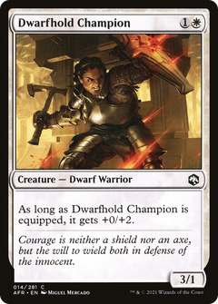 Dwarfhold Champion (14) [Adventures in the Forgotten Realms] foil - Deck Out Gaming