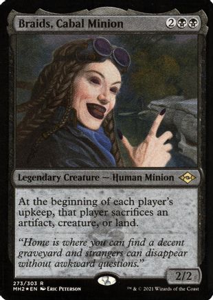 Braids, Cabal Minion (Foil Etched) (273) [Modern Horizons 2] foil - Deck Out Gaming