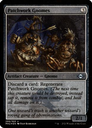 Patchwork Gnomes (Foil Etched) (299) [Modern Horizons 2] foil - Deck Out Gaming