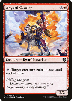 Axgard Cavalry (121) [Kaldheim] foil - Deck Out Gaming