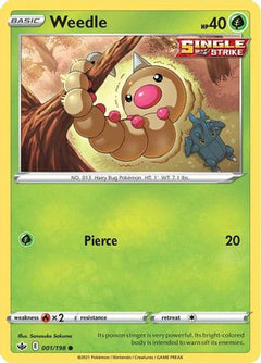 Weedle (1) [SWSH06: Chilling Reign] Reverse Holofoil - Deck Out Gaming