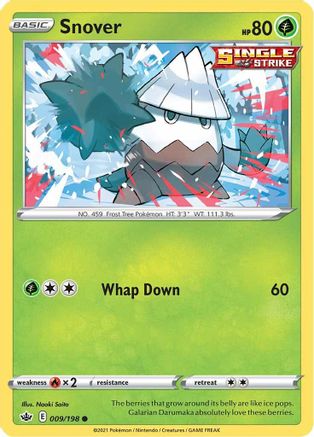 Snover (9) [SWSH06: Chilling Reign] - Deck Out Gaming