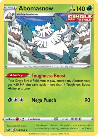 Abomasnow (10) [SWSH06: Chilling Reign] Reverse Holofoil - Deck Out Gaming