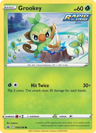 Grookey (16) [SWSH06: Chilling Reign] - Deck Out Gaming