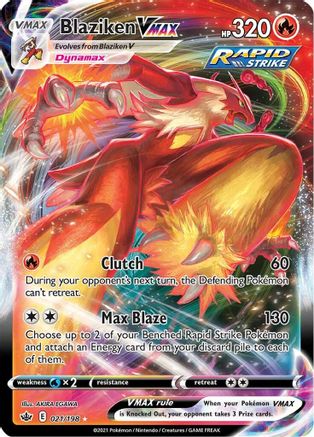 Blaziken VMAX (21) [SWSH06: Chilling Reign] Holofoil - Deck Out Gaming
