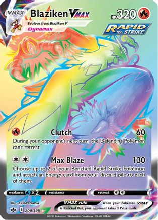 Blaziken VMAX (Secret) (200) [SWSH06: Chilling Reign] Holofoil - Deck Out Gaming