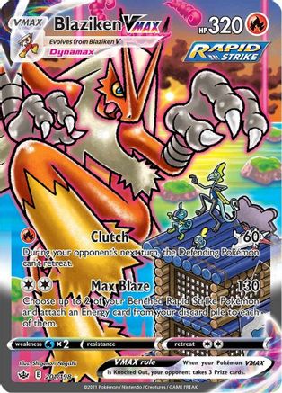 Blaziken VMAX (Alternate Art Secret) (201) [SWSH06: Chilling Reign] Holofoil - Deck Out Gaming