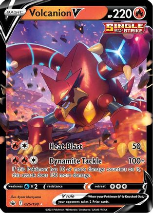 Volcanion V (25) [SWSH06: Chilling Reign] Holofoil - Deck Out Gaming