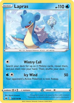Lapras (29) [SWSH06: Chilling Reign] - Deck Out Gaming