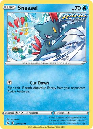 Sneasel (30) [SWSH06: Chilling Reign] - Deck Out Gaming