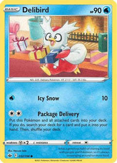 Delibird (32) [SWSH06: Chilling Reign] Reverse Holofoil - Deck Out Gaming