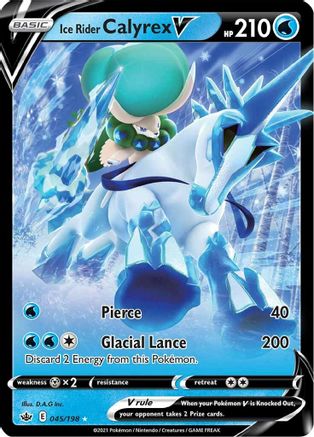 Ice Rider Calyrex V (45) [SWSH06: Chilling Reign] Holofoil - Deck Out Gaming
