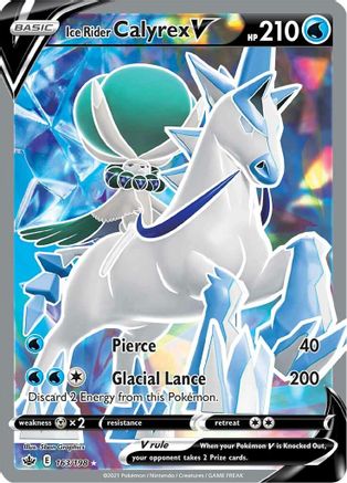 Ice Rider Calyrex V (Full Art) (163) [SWSH06: Chilling Reign] Holofoil - Deck Out Gaming