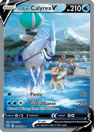 Ice Rider Calyrex V (Alternate Full Art) (164) [SWSH06: Chilling Reign] Holofoil - Deck Out Gaming