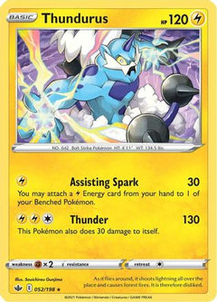 Thundurus (52) [SWSH06: Chilling Reign] Reverse Holofoil - Deck Out Gaming