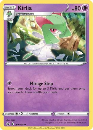 Kirlia (60) [SWSH06: Chilling Reign] Reverse Holofoil - Deck Out Gaming