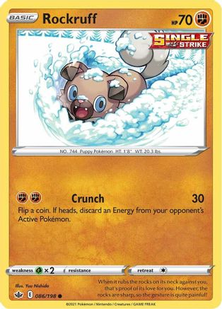 Rockruff (86) [SWSH06: Chilling Reign] - Deck Out Gaming