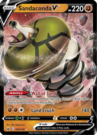 Sandaconda V (089/198) [Sword & Shield: Chilling Reign] - Deck Out Gaming